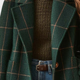 Yrsa™ | Blazer elegante em tweed com padrão xadrez