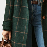 Yrsa™ | Blazer elegante em tweed com padrão xadrez