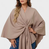 Yvet | Poncho Elegante com Drapagem