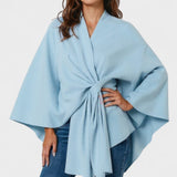 Yvet | Poncho Elegante com Drapagem
