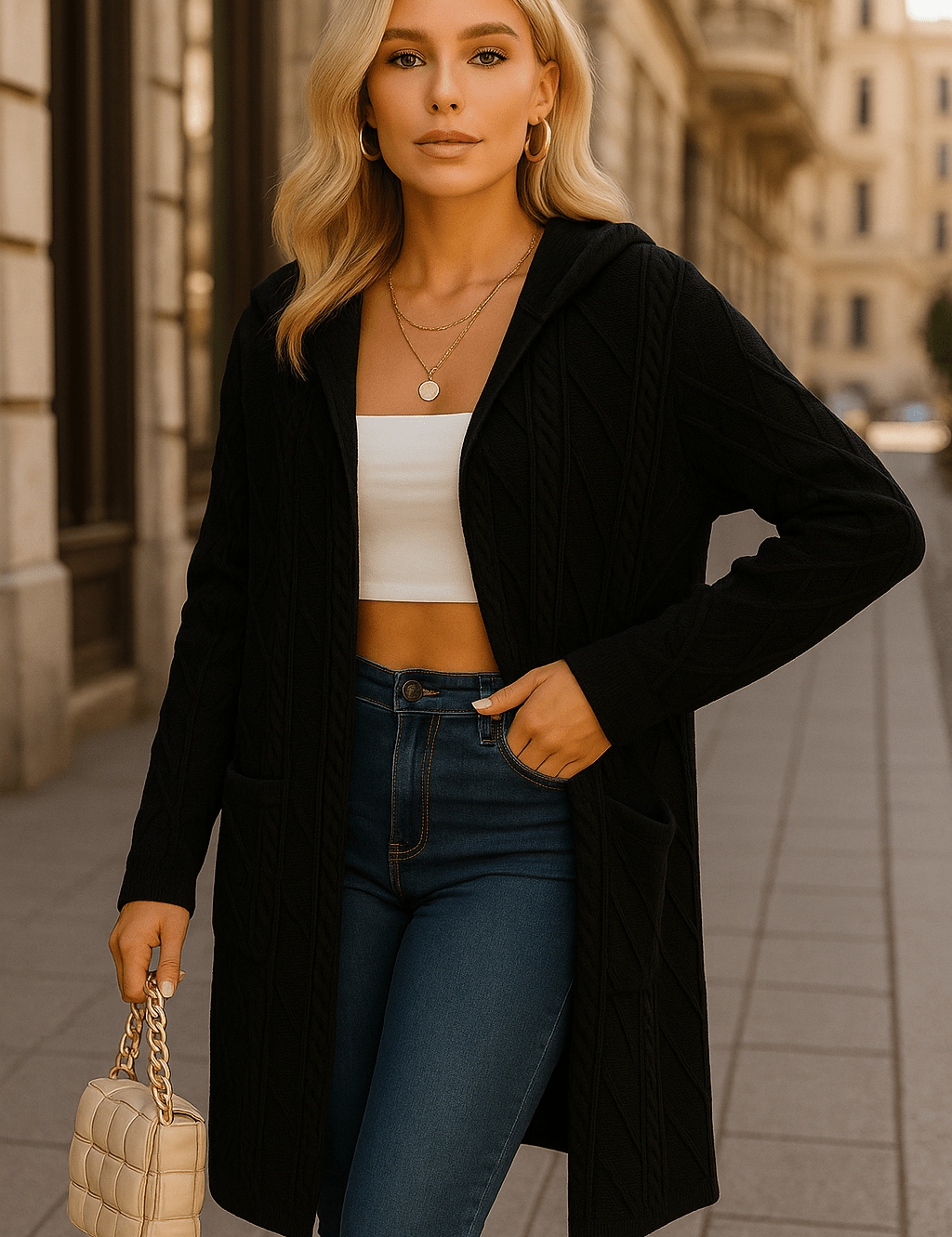 Zienna | Sweatshirt com capuz