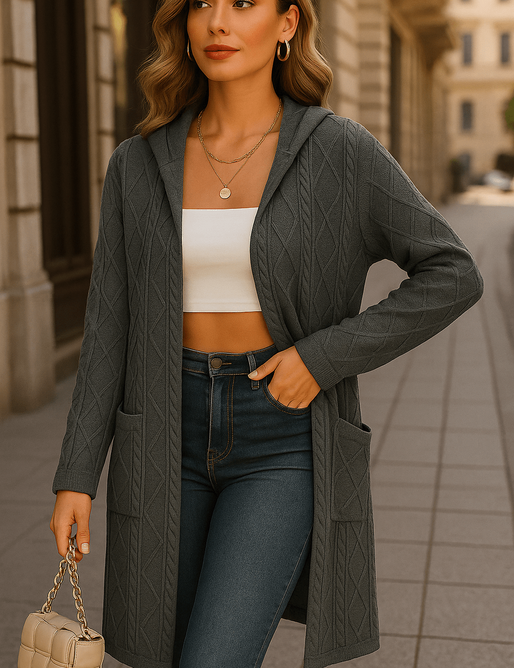 Zienna | Sweatshirt com capuz