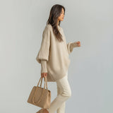 Hanelore – Pullover macio com decote redondo