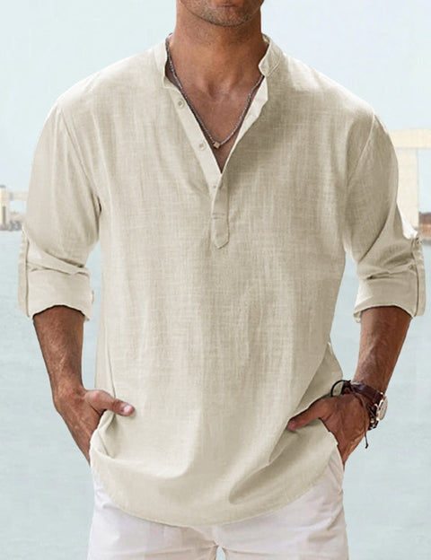 Lenoir™ | Camisa de linho respirável