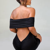 Tindra | Vestido longo Bardot com design requintado