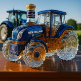 Garrafão de uísque clássico em forma de trator New Holland T7