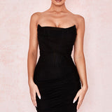 Leila | Vestido com corpete