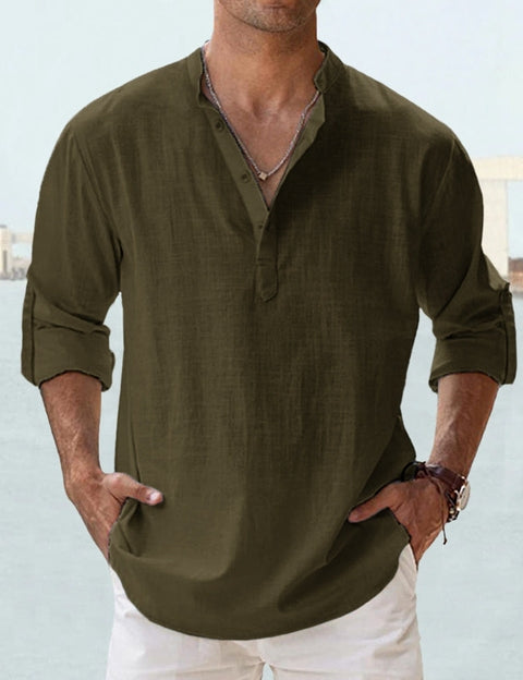 Lenoir™ | Camisa de linho respirável