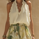 Lysandra™ | Conjunto elegante e etéreo com padrão floral