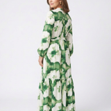Sophie | Vestido maxi com mangas longas e cintura ajustada