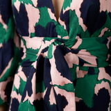 Lea | Vestido maxi com mangas longas e cintura ajustada