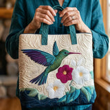 Saco de transporte - Colibri e flores brancas