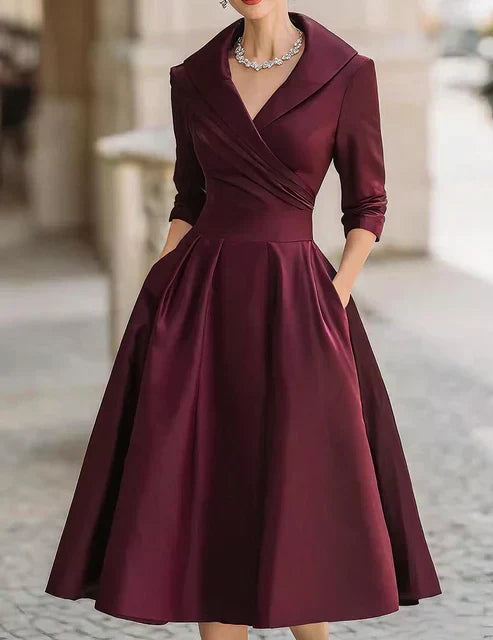 Alicia - Vestido midi elegante