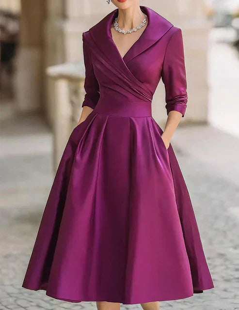 Alicia - Vestido midi elegante
