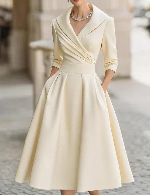 Alicia - Vestido midi elegante