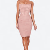 Leila | Vestido com corpete