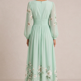 Verónica - Vestido Colorido em Verde
