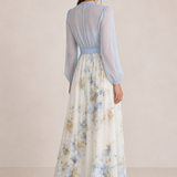 Vera - Vestido longo com flores