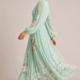 Verónica - Vestido Colorido em Verde