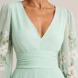 Verónica - Vestido Colorido em Verde