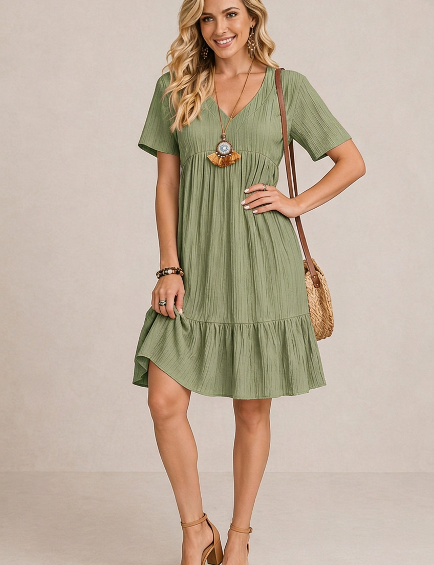 Renata - Mini Vestido Boho