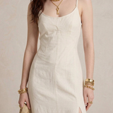 Lúcia - Vestido Maxi Branco com Fenda