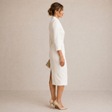 Teresa - Vestido preto com cintura
