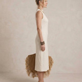 Jasmin - Vestido Midi às Riscas