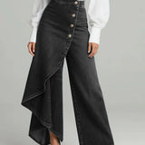 The Elara™ | Jeans de perna larga