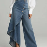 The Elara™ | Jeans de perna larga