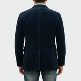 Tom™ - Conjunto de 2 peças: Blazer e Colete de Veludo