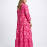 Amandina | Vestido midi com botões