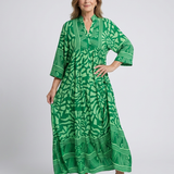 Amandina | Vestido midi com botões